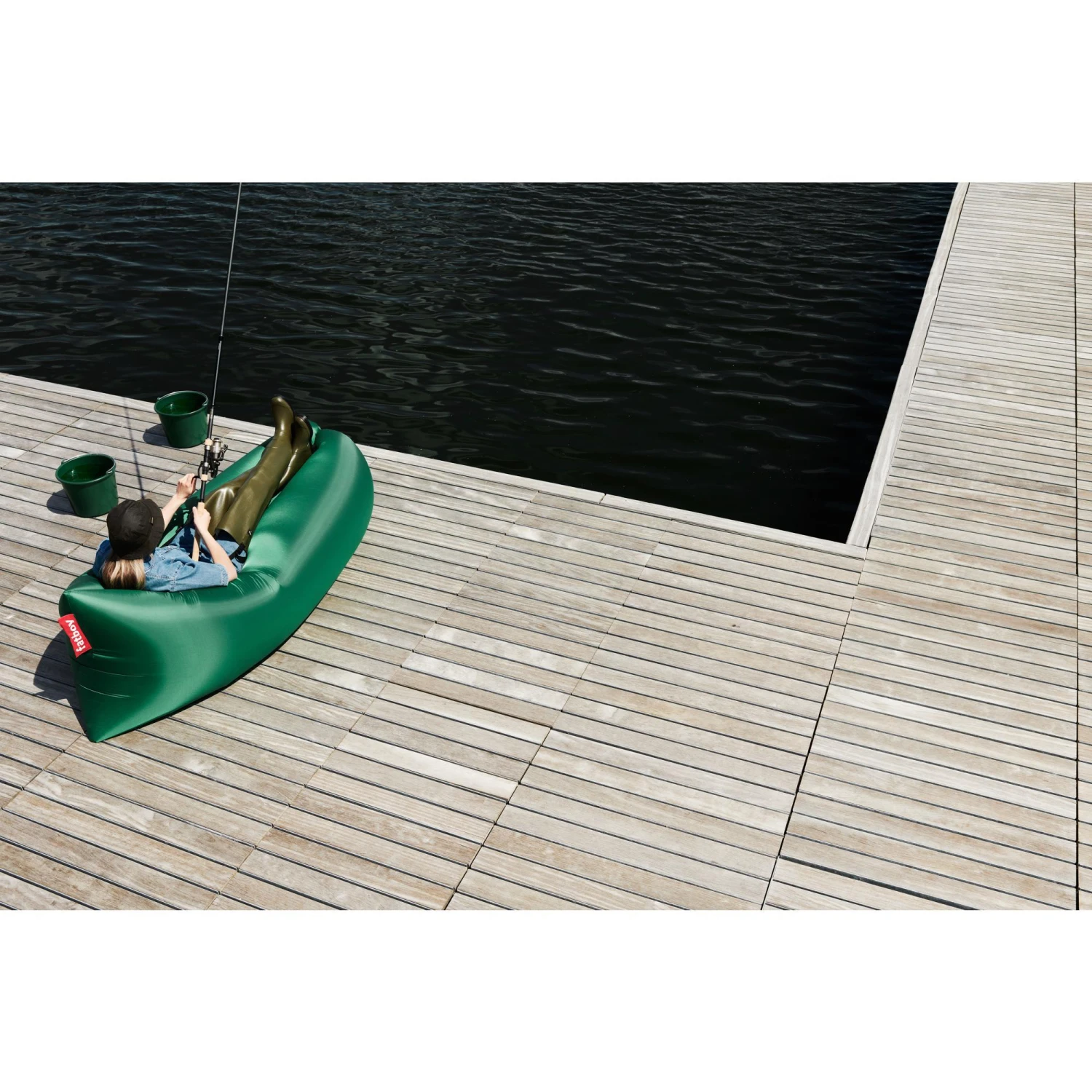 Fatboy Lamzac 3.0 Beanbag Dark Blue 4 Fatboy Lamzac 3.0 Beanbag Dark Blue - Image 2