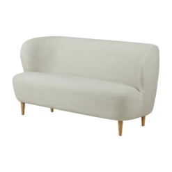 GUBI Stay Sofa Upholstered In Bonito 091 With Legs In Semi Matt Lacquered Oak