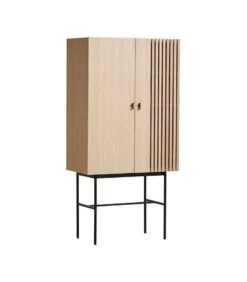 Woud Array Cabinet Oak/Black 80 Cm