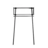 Woud Töjbox Clothes Rack Black Oak