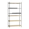 Woud Tray Bookcase High Oak/Black 1 Woud Tray Bookcase High Oak/Black -ferm LIVING || MONTANA Shop 120722 Tray shelf high exposed p