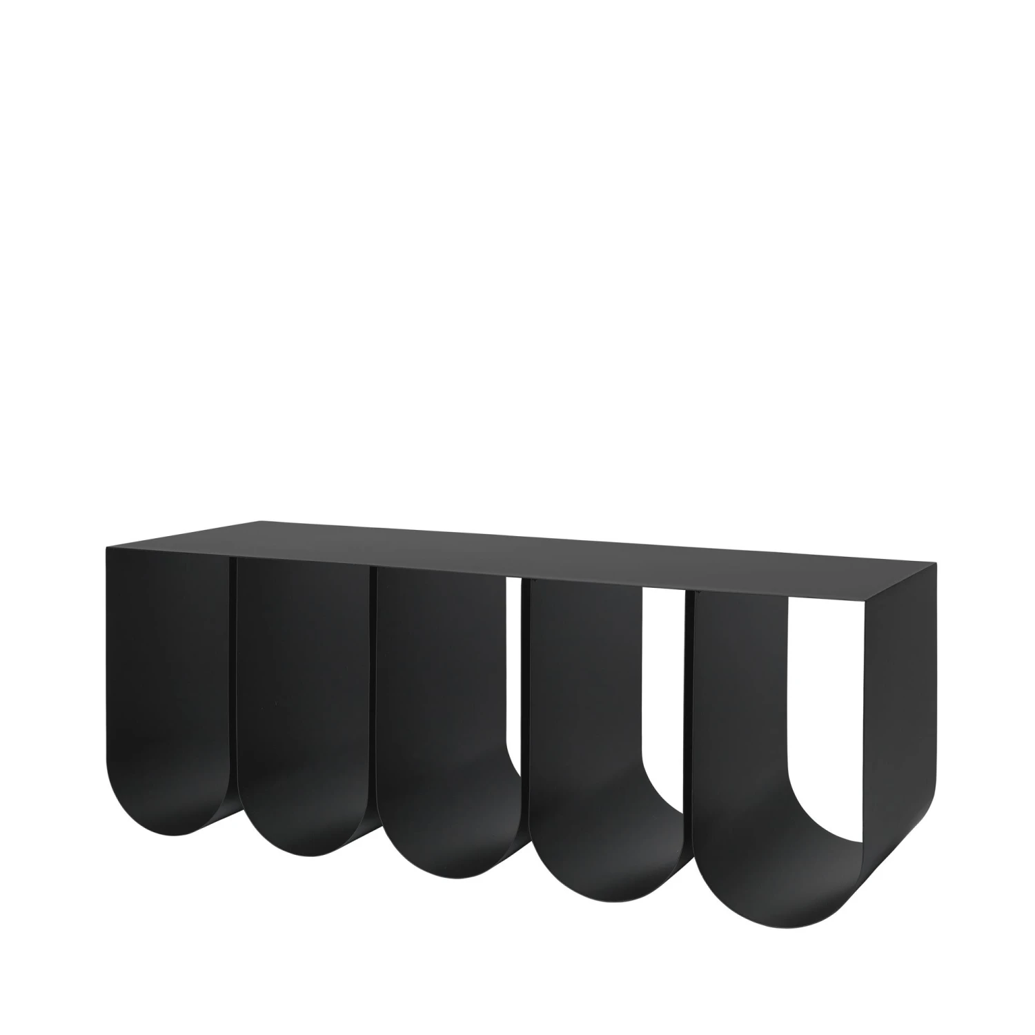 Kristina Dam Studio Curved Bench Black 3 Kristina Dam Studio Curved Bench Black