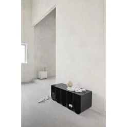 Kristina Dam Studio Curved Bench Black 9 Kristina Dam Studio Curved Bench Black -ferm LIVING || MONTANA Shop 130100400 p