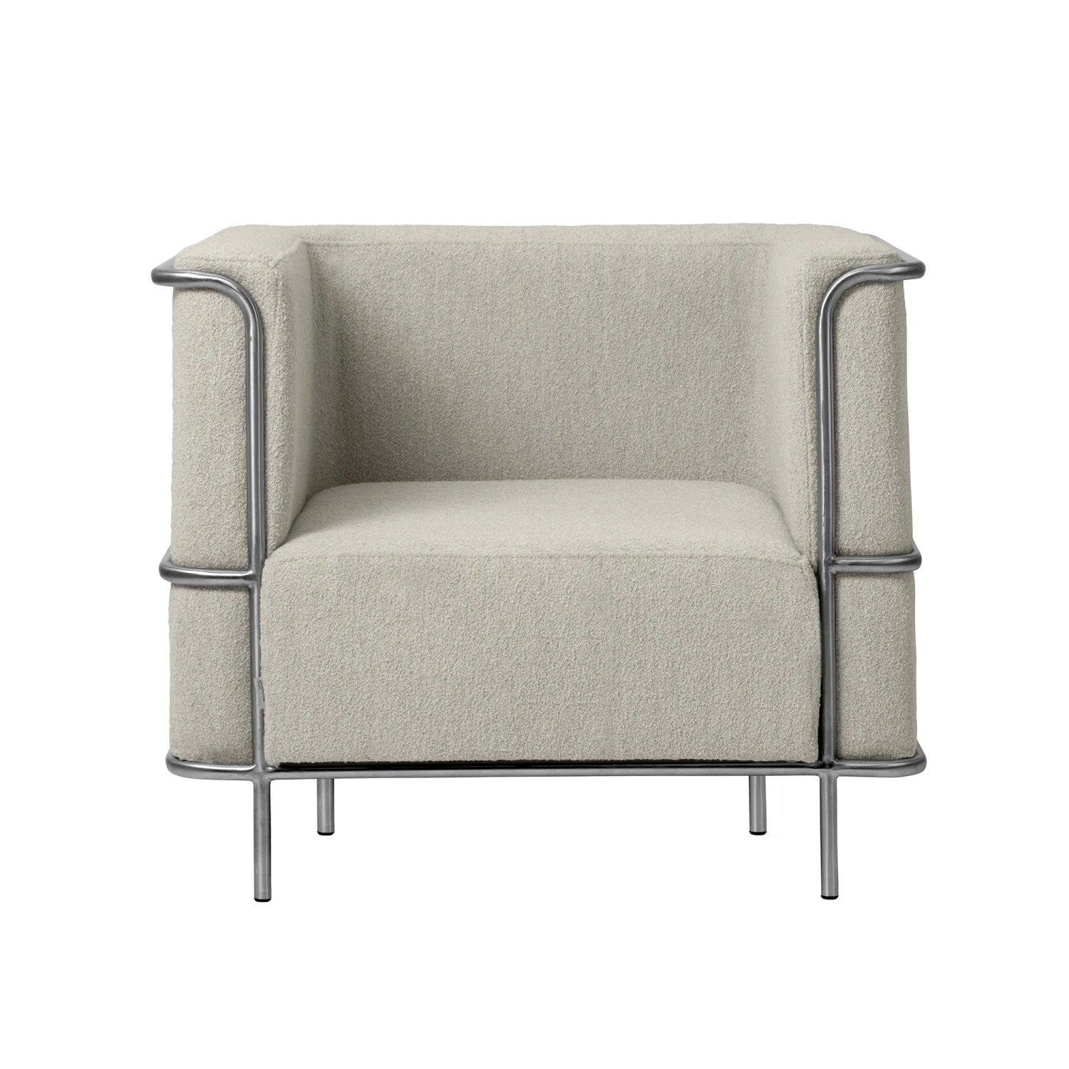 Kristina Dam Studio Modernist Armchair Bouclé Beige 3 Kristina Dam Studio Modernist Armchair Bouclé Beige