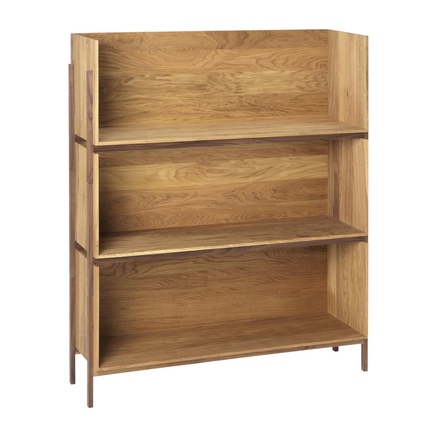 Kristina Dam Studio Stack Shelving Add-on Oiled Oak & Walnut 4 Kristina Dam Studio Stack Shelving Add-on Oiled Oak & Walnut - Image 2