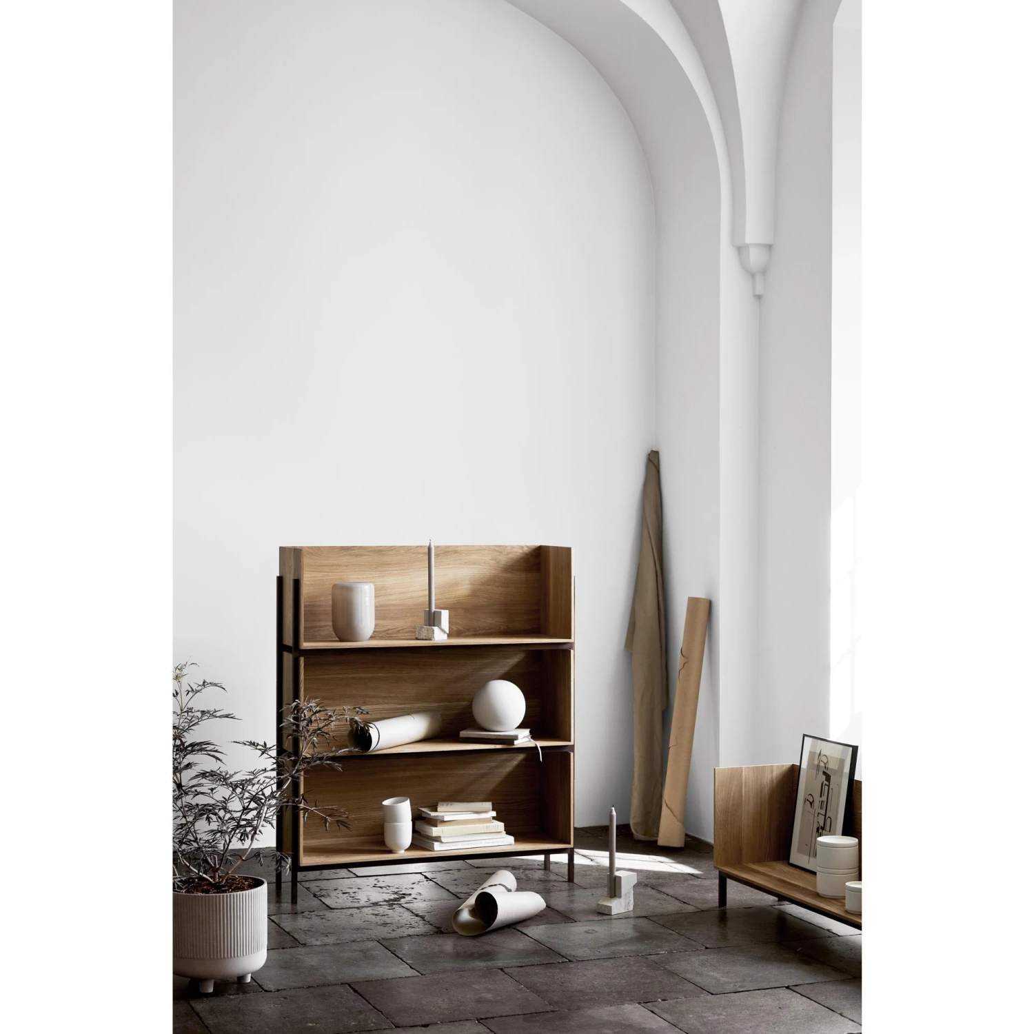 Kristina Dam Studio Stack Shelving Add-on Oiled Oak & Walnut 7 Kristina Dam Studio Stack Shelving Add-on Oiled Oak & Walnut - Image 5