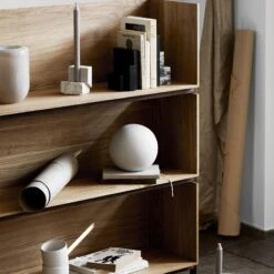 Kristina Dam Studio Stack Shelving Add-on Oiled Oak & Walnut 9 Kristina Dam Studio Stack Shelving Add-on Oiled Oak & Walnut -ferm LIVING || MONTANA Shop 132000096 132000095 2 p
