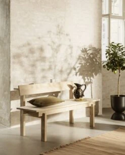 Ferm Living Peka Bench Nature -ferm LIVING || MONTANA Shop 15 b 1858 p