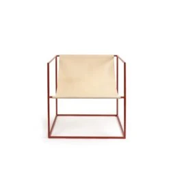 Valerie Objects Solo Seat Armchair Red/ Leather -ferm LIVING || MONTANA Shop 1639 v9018021s4 p