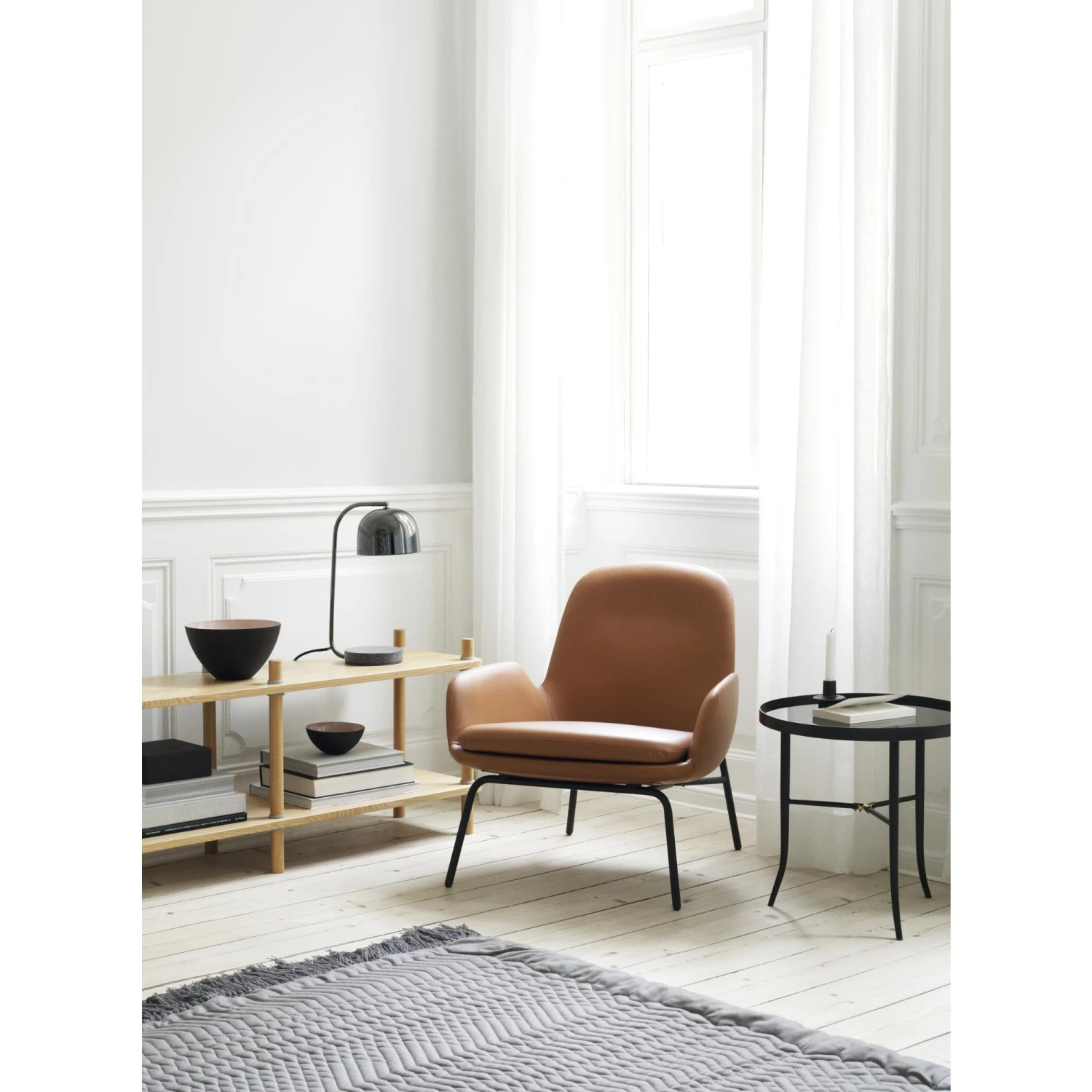 Normann Copenhagen Era Armchair Low Black Steel/Main Line Flax MLF20 5 Normann Copenhagen Era Armchair Low Black Steel/Main Line Flax MLF20 - Image 3