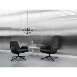 Normann Copenhagen Era Armchair High Oak/Main Line Flax MLF20 -ferm LIVING || MONTANA Shop 2017 normann copenhagen showroom era 1 p 1