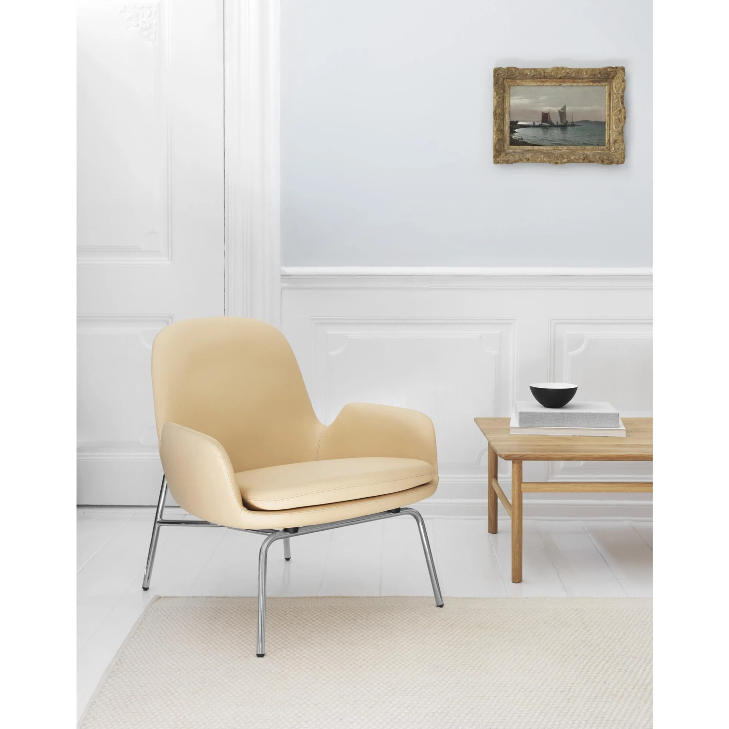 Normann Copenhagen Era Armchair Low Black Steel/Main Line Flax MLF20 7 Normann Copenhagen Era Armchair Low Black Steel/Main Line Flax MLF20 - Image 5