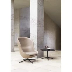 Normann Copenhagen Hyg Armchair With Swivel Frame High Aluminum/ Gray LDS16 -ferm LIVING || MONTANA Shop 2021 hyg lounge chair high swivel tilt ultra 41584 lunar table 01 p 1