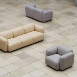 Normann Copenhagen Swell Armchair Light Gray LDS08 -ferm LIVING || MONTANA Shop 2021 swell sofa 3seater ultra 41572 swell 2seater ja409 swell armchair zap17 01 p