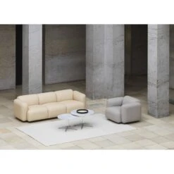 Normann Copenhagen Swell Armchair Light Gray LDS08 -ferm LIVING || MONTANA Shop 2021 swell sofa 3seater ultra 41572 swell armchair zap17 lunar table 01 p