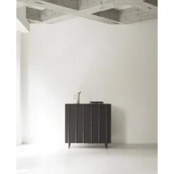 Normann Copenhagen Rib Cabinet Soft Black 9 Normann Copenhagen Rib Cabinet Soft Black -ferm LIVING || MONTANA Shop 2022 rib cabinet black oak pipe pitcher 02 1 p
