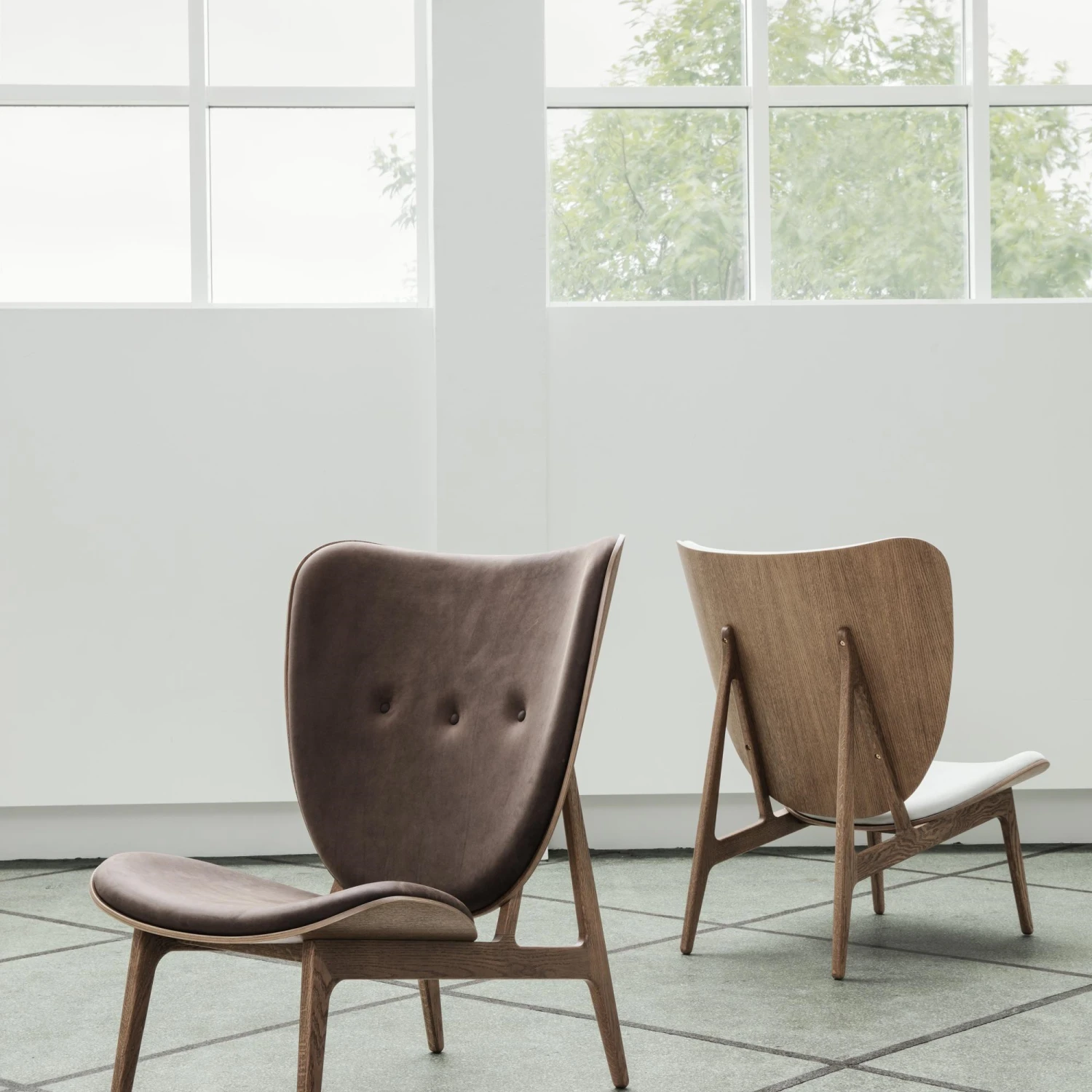 NORR11 Elephant Armchair Light Smoked Oak/Dark Brown 21001 6 NORR11 Elephant Armchair Light Smoked Oak/Dark Brown 21001 - Image 4