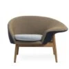 Warm Nordic Fried Egg Right Armchair Hero791/Sprinkles274/Mosaic722 -ferm LIVING || MONTANA Shop 2201191 warmnordic furniture friedegg loungechair teak bluish p