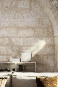 Ferm Living Haze Sideboard Ribbed Glass Cashmere -ferm LIVING || MONTANA Shop 28 1108 p