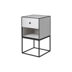 Audo Frame Cabinet 35 W. 1 Drawer Light Gray