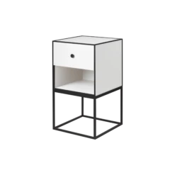 Audo Frame Cabinet 35 W. 1 Drawer White