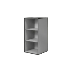 Audo Frame Cabinet 70 W. 2 Shelves Dark Gray