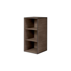 Audo Frame Cabinet 70 W. 2 Shelves Smoked Oak
