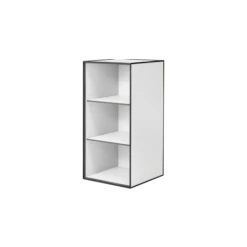 Audo Frame Cabinet 70 W. 2 Shelves White