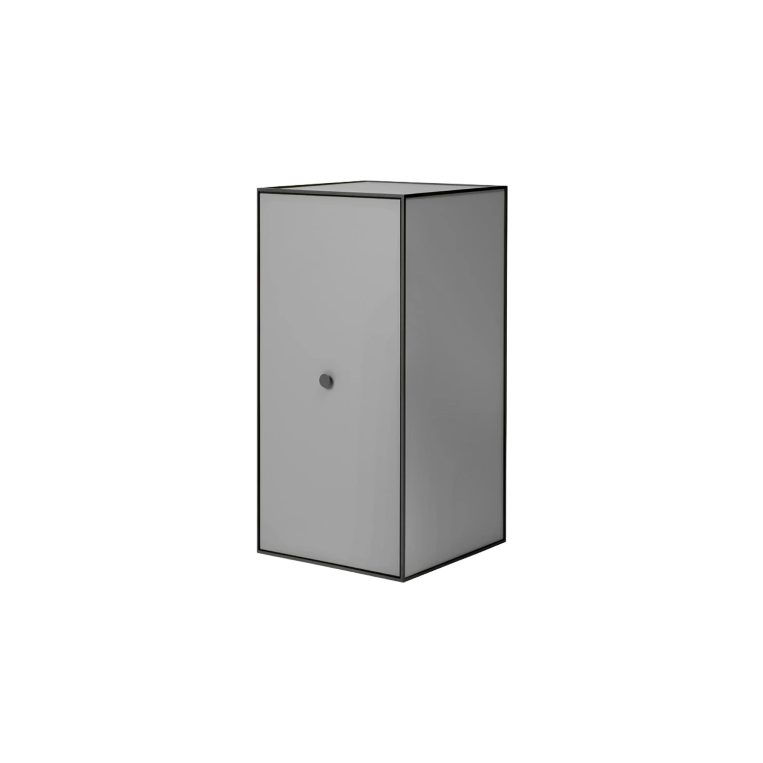 Audo Frame Cabinet 70 W. Door & 2 Shelves Dark Gray 3 Audo Frame Cabinet 70 W. Door & 2 Shelves Dark Gray