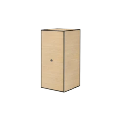 Audo Frame Cabinet 70 W. Door & 2 Shelves Oak