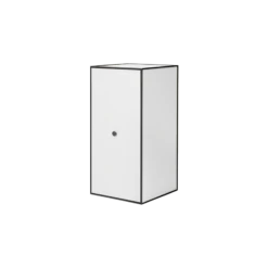 Audo Frame Cabinet 70 W. Door & 2 Shelves White