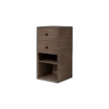 Audo Frame Cabinet 70 W. Shelf & 2 Drawers Smoked Oak -ferm LIVING || MONTANA Shop 39824 smoked oak 2 p