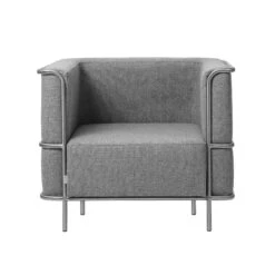Kristina Dam Studio Modernist Armchair Wool Light Gray