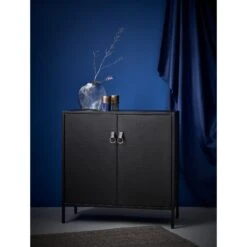 Maze Liza Cabinet Black -ferm LIVING || MONTANA Shop 408101 liza black interior clothes closed p
