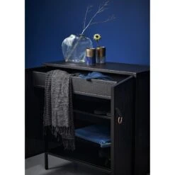 Maze Liza Cabinet Black -ferm LIVING || MONTANA Shop 408101 liza black interior clothes detail p