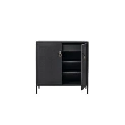 Maze Liza Cabinet Black -ferm LIVING || MONTANA Shop 408101 liza black packshot open p
