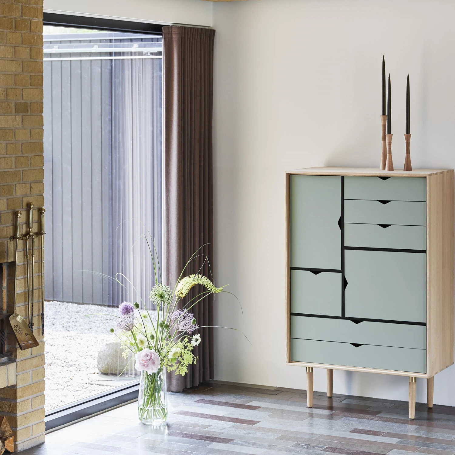 Andersen Furniture S5 Cabinet Oak/Ocean Grey 6 Andersen Furniture S5 Cabinet Oak/Ocean Grey - Image 4