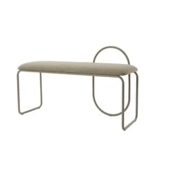 AYTM ANGUI Bench Taupe 12 AYTM ANGUI Bench Taupe -ferm LIVING || MONTANA Shop 501600072081 angui bench taupe boucll110xw39xh68cm 3 p