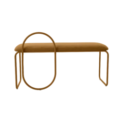 AYTM ANGUI Bench Amber -ferm LIVING || MONTANA Shop 501600636081 angui bench amber boucl l110xw39xh68cm 2 p