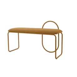 AYTM ANGUI Bench Amber -ferm LIVING || MONTANA Shop 501600636081 angui bench amber boucl l110xw39xh68cm 3 p