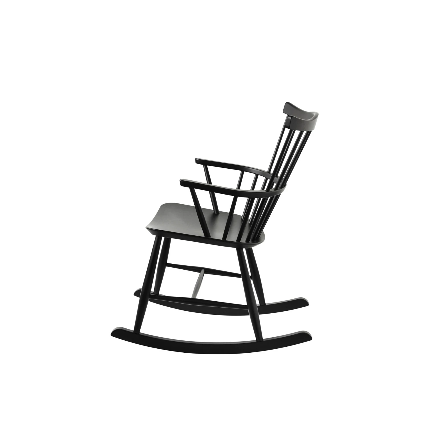 FDB Furniture J52G Rocking Chair Black 5 FDB Furniture J52G Rocking Chair Black - Image 3