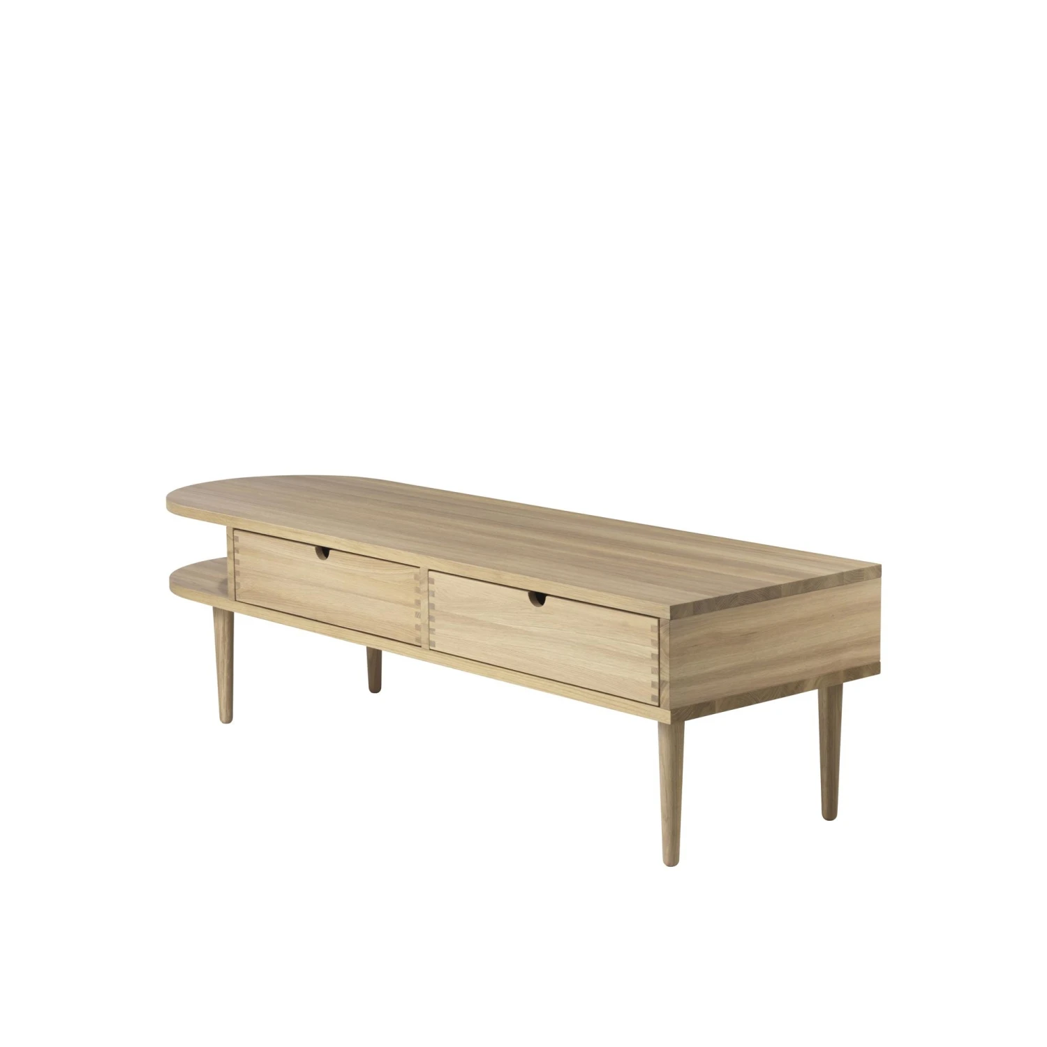 FDB Furniture F24 Radius Bench 145 Cm Lacquered Oak 3 FDB Furniture F24 Radius Bench 145 Cm Lacquered Oak