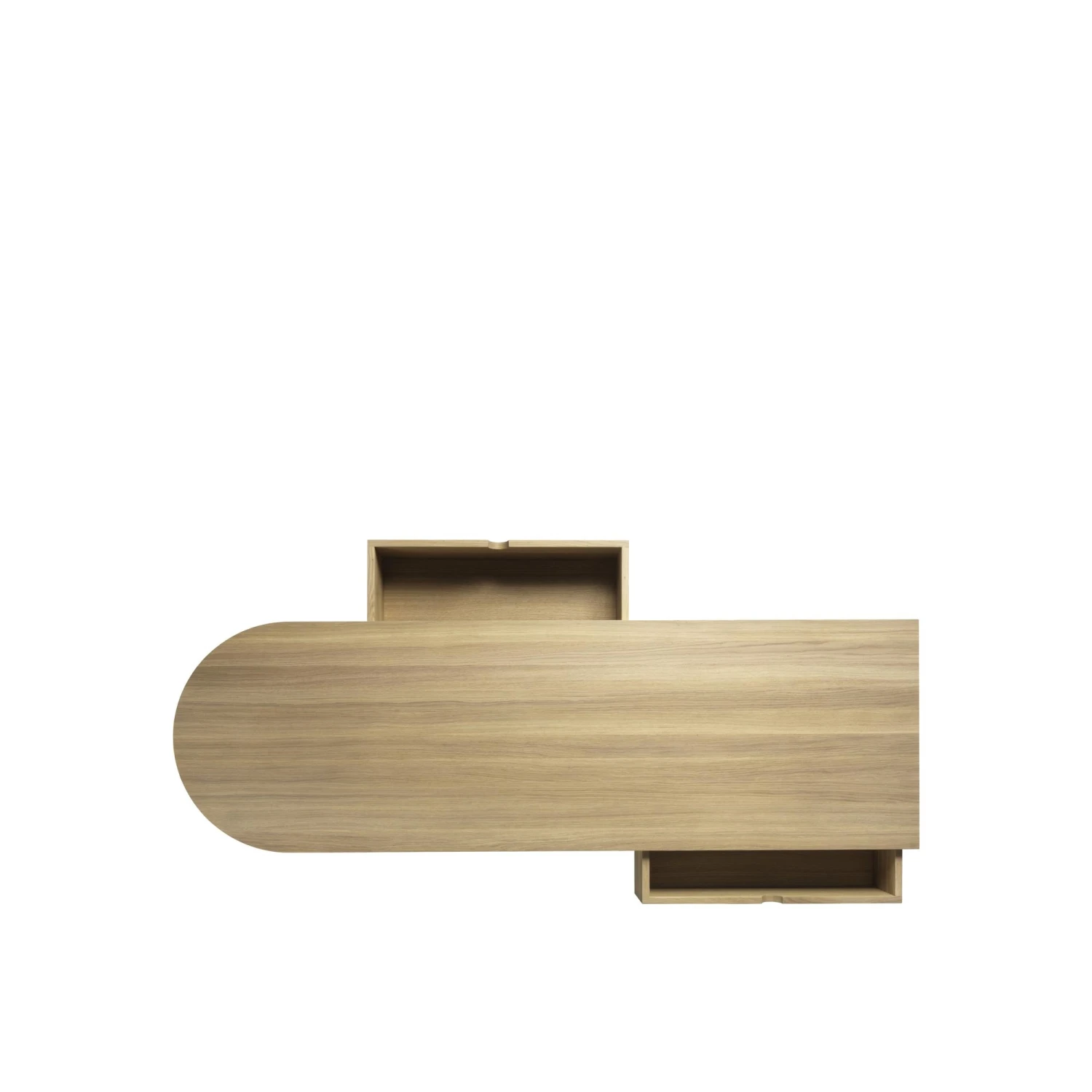 FDB Furniture F24 Radius Bench 145 Cm Lacquered Oak 7 FDB Furniture F24 Radius Bench 145 Cm Lacquered Oak - Image 5