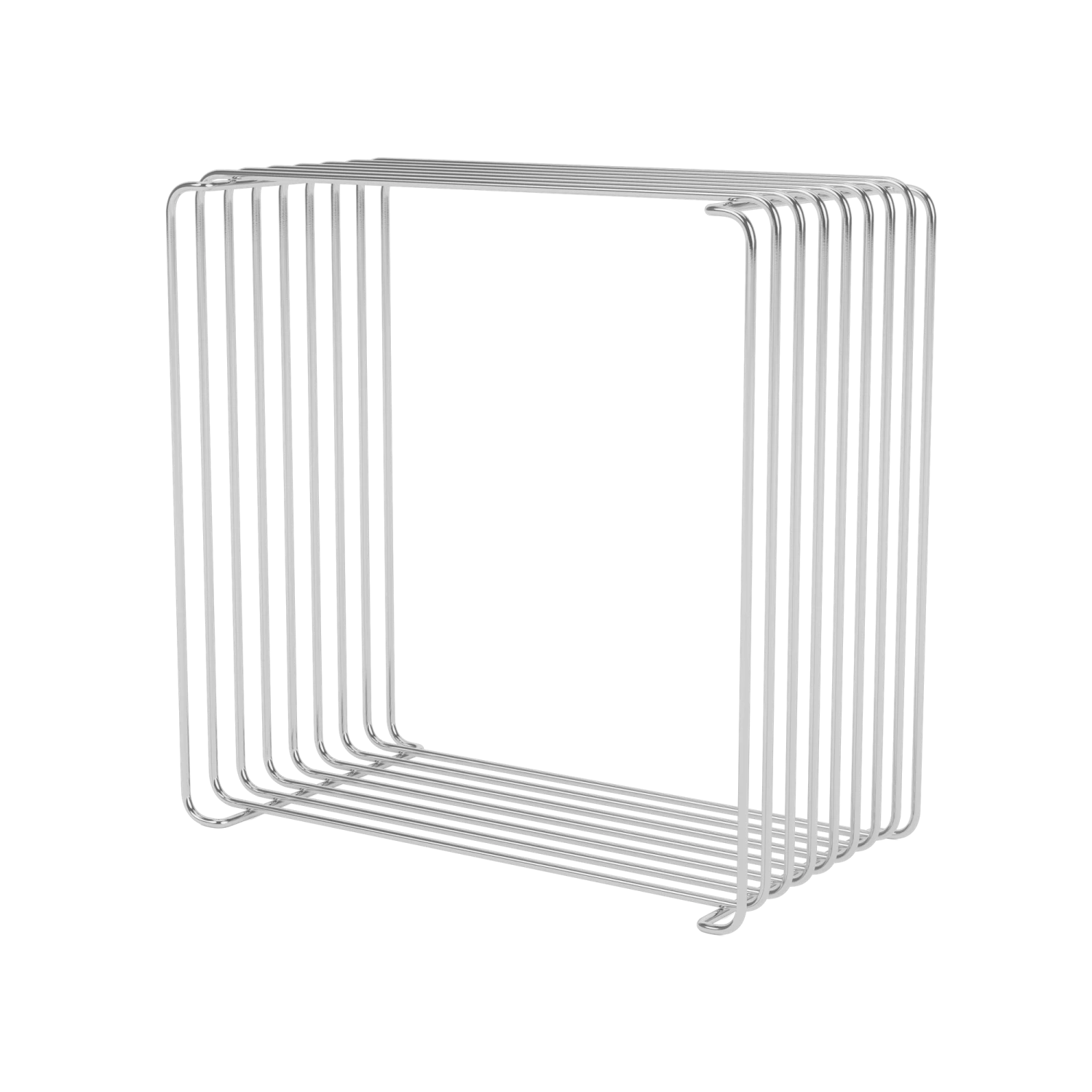 Montana Panton Wire Single Shelf Chrome 34.8cm X 18.8cm 3 Montana Panton Wire Single Shelf Chrome 34.8cm X 18.8cm