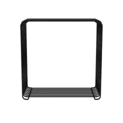 Montana Panton Wire Single Shelf Black 34.8 Cm X 18.8 Cm -ferm LIVING || MONTANA Shop 5714322001519 montana pantonwire single d18 8 black front p