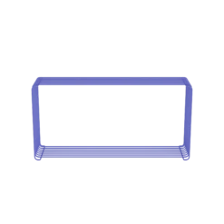 Montana Panton Wire Extended Bookcase Monarch 70cm X 18.8cm -ferm LIVING || MONTANA Shop 5714322009560 montana pantonwire extended d18 8 monarch front p