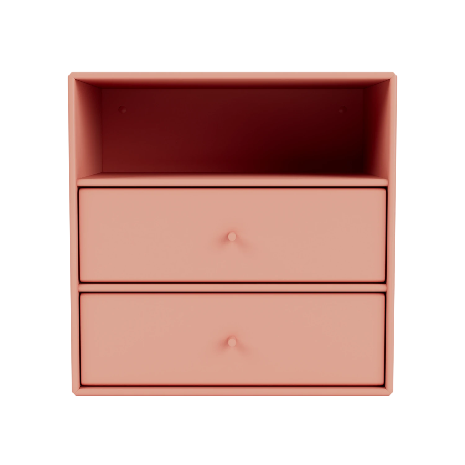 Montana Mini 1006 Bookcase With 2 Drawers Rhubarb 4 Montana Mini 1006 Bookcase With 2 Drawers Rhubarb - Image 2