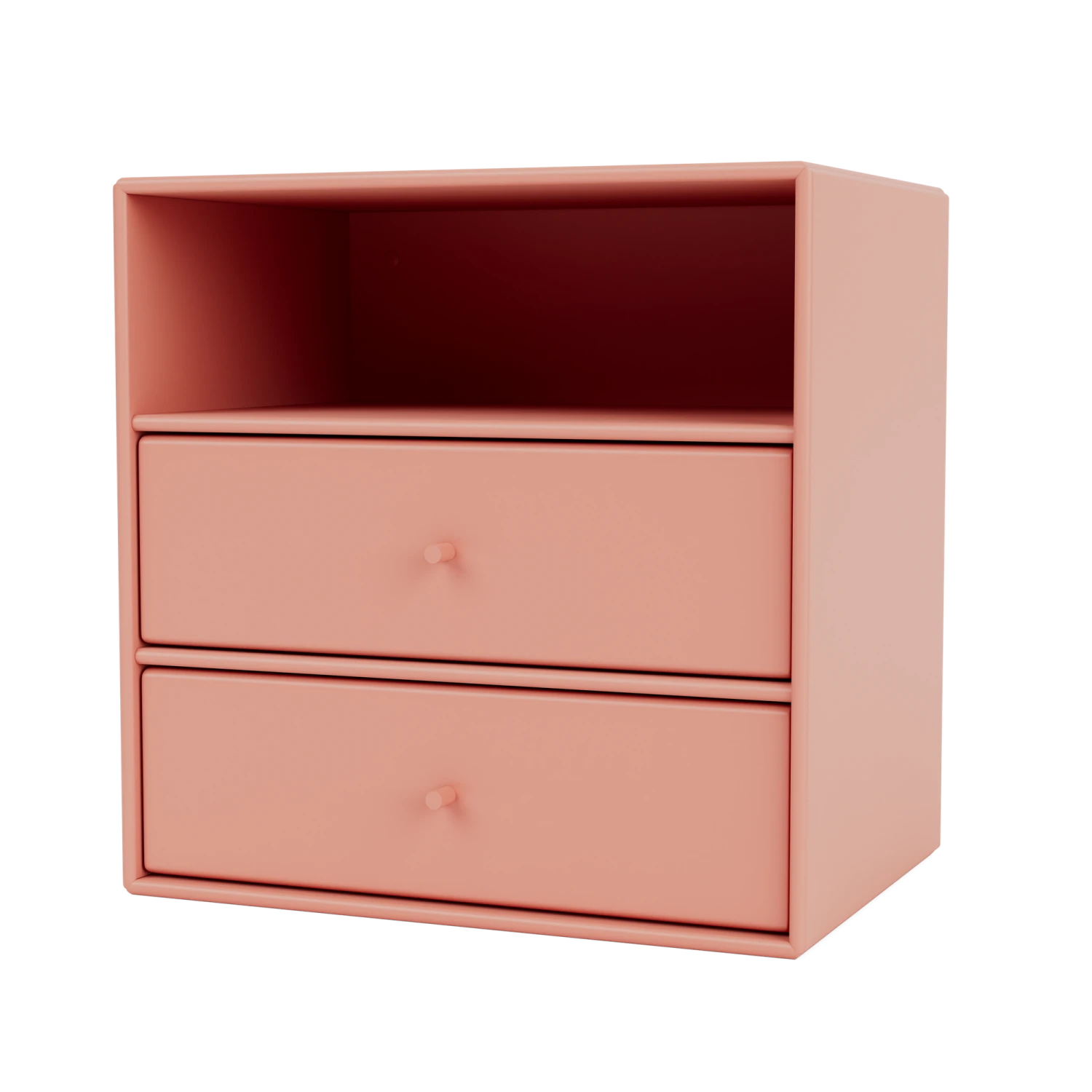 Montana Mini 1006 Bookcase With 2 Drawers Rhubarb 3 Montana Mini 1006 Bookcase With 2 Drawers Rhubarb