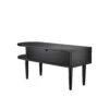 FDB Furniture F24 Radius Bench 90 Cm Black Oak -ferm LIVING || MONTANA Shop 5715054001471 1 p