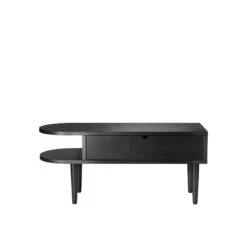 FDB Furniture F24 Radius Bench 90 Cm Black Oak -ferm LIVING || MONTANA Shop 5715054001471 2 p